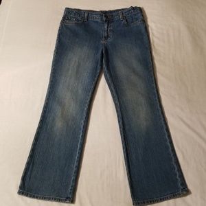 NEW Girl's Plus Size High Waisted Sparkle Jeans